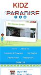 Mobile Screenshot of kidzparadise.org
